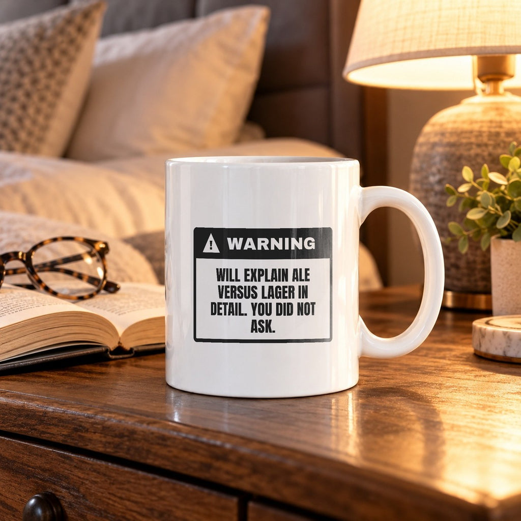 Craft Beer Coffee Mug Will Explain Ale Vs Lager - photo 2