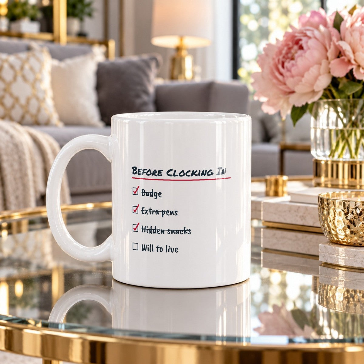 Funny Nurse Coffee Mug Will To Live Checklist - photo 4