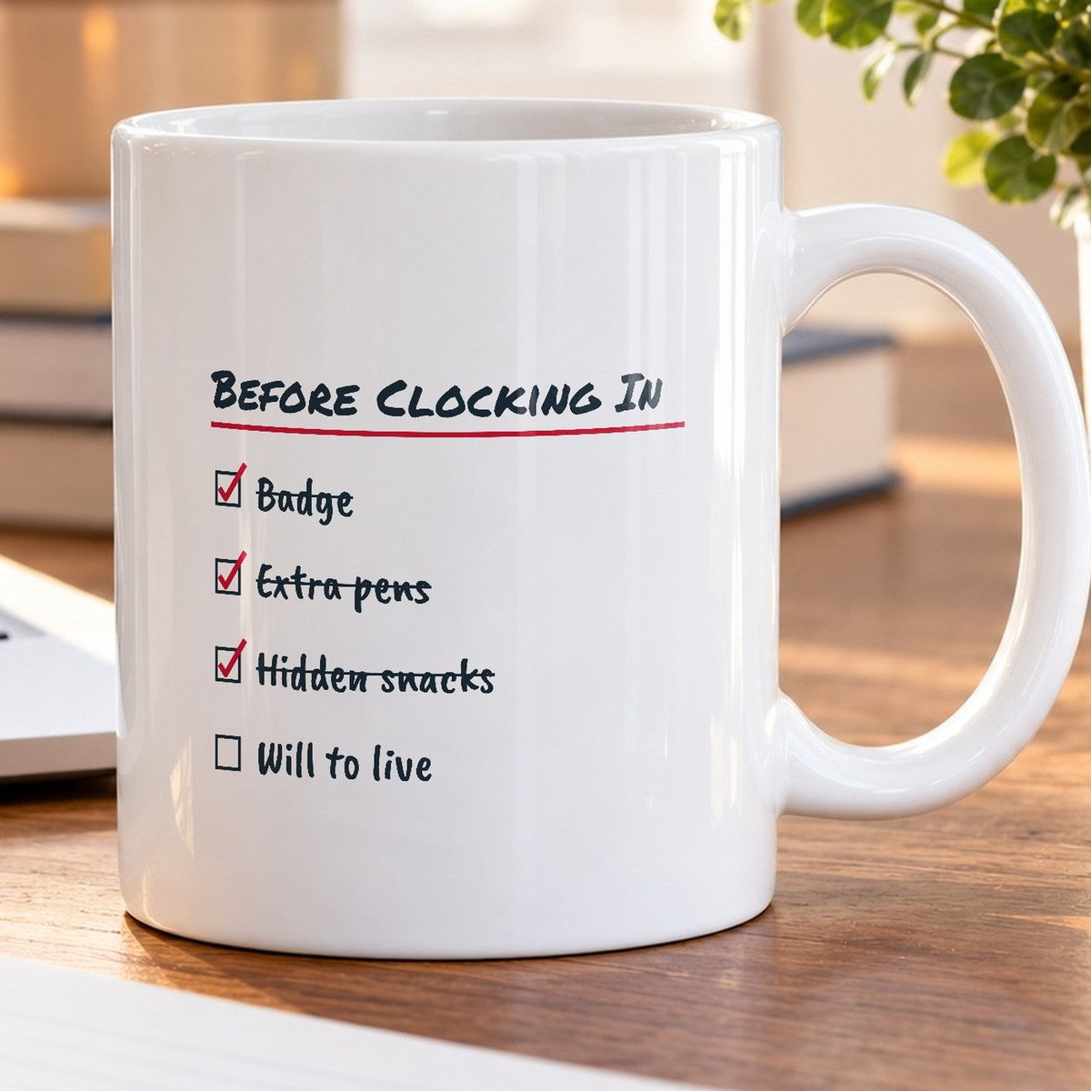 Funny Nurse Coffee Mug Will To Live Checklist - photo 5