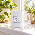 Funny Cat Coffee Mug Beware Of Cat's Charm For Cat Lovers - photo 1