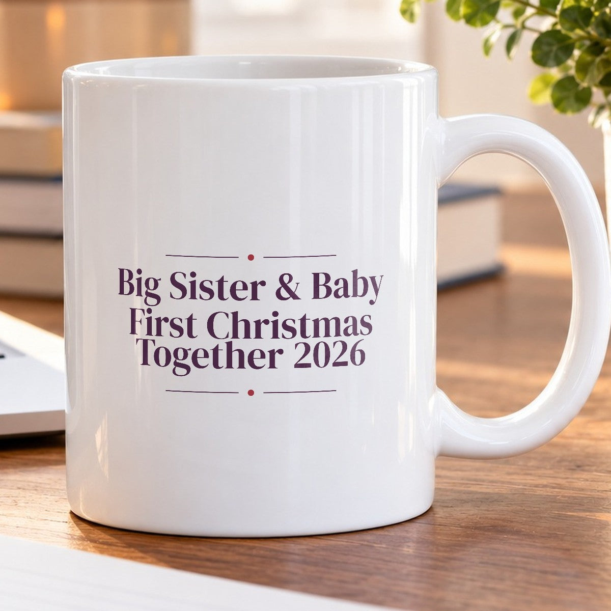 Big Sister And Baby First Christmas Together 2026 Mug For Parents - photo 5