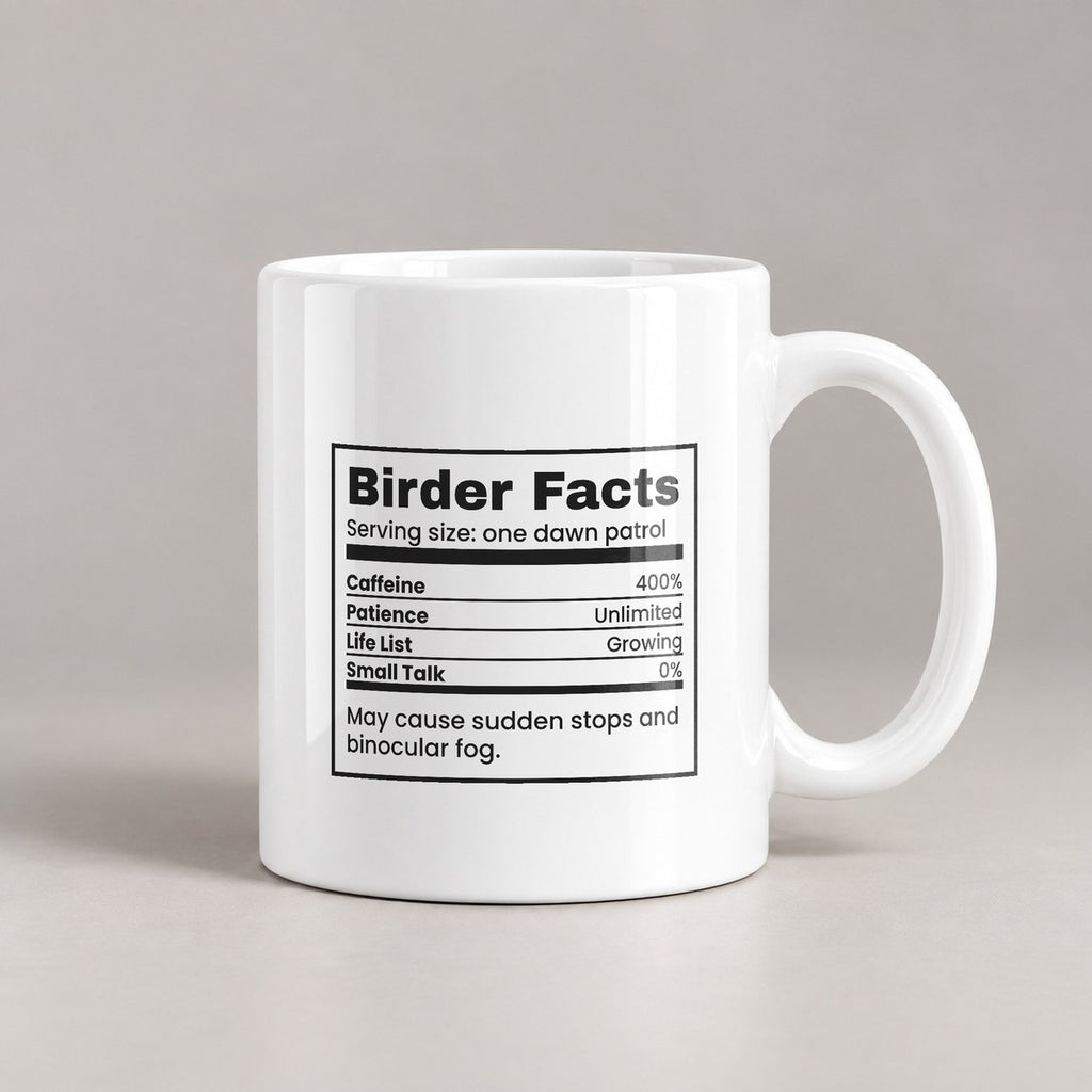 Birder Coffee Mug Birder Facts Caffeine 400% - photo 2