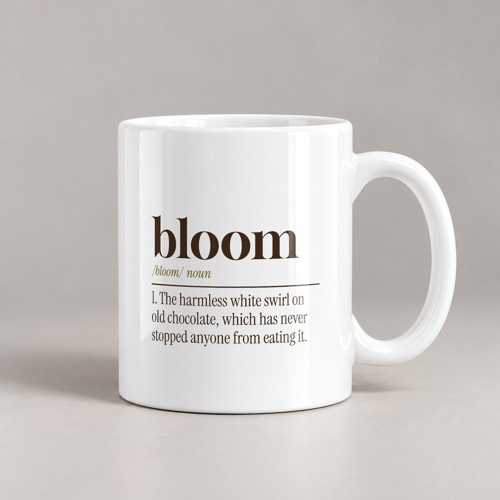 Funny Chocolate Coffee Mug Bloom Definition For Chocolate Lovers - photo 2