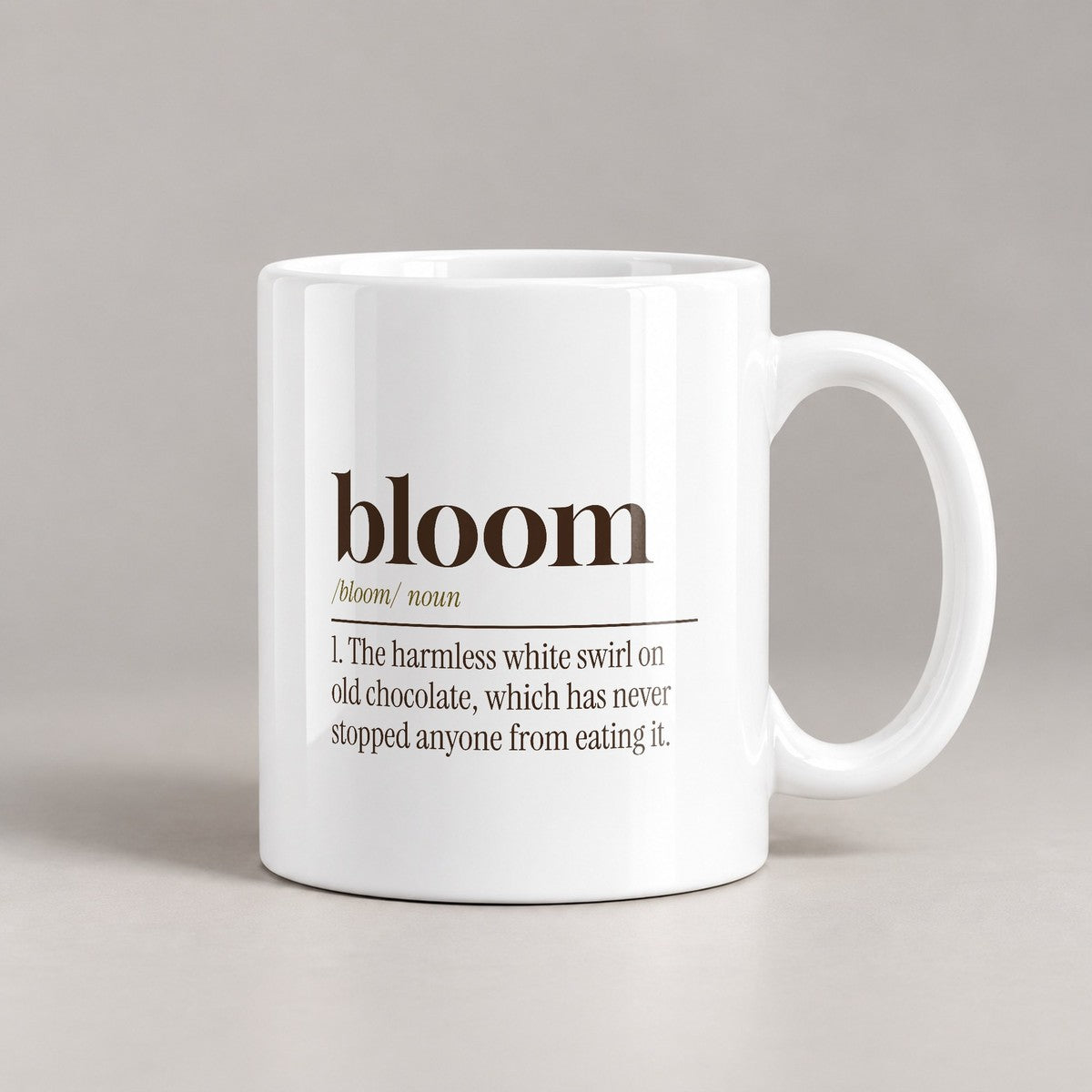 Funny Chocolate Coffee Mug Bloom Definition For Chocolate Lovers - photo 2
