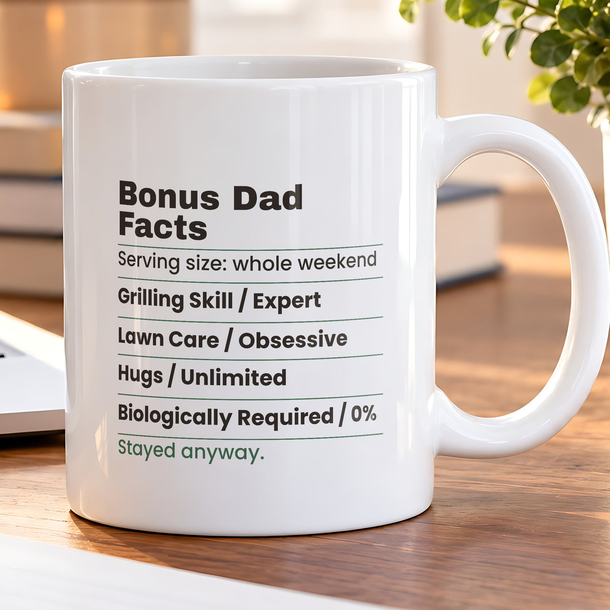 Bonus Dad Facts Coffee Mug Funny Label For Stepdads - photo 5