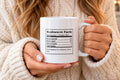 Funny Book Lover Coffee Mug Bookworm Facts Library Holds 9 - photo 1