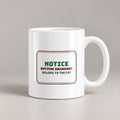 Funny Christmas Cat Coffee Mug Bottom Branches Belong To The Cat - photo 1