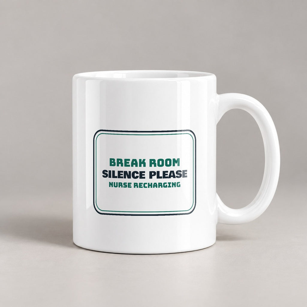 Funny Nurse Coffee Mug Silence Please Recharging - photo 3