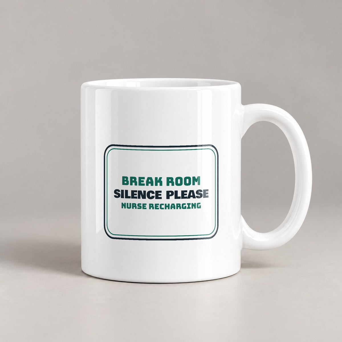 Funny Nurse Coffee Mug Silence Please Recharging - photo 3