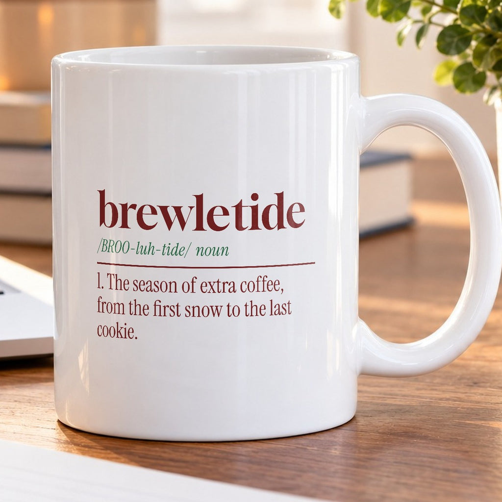 Funny Christmas Coffee Mug Brewletide Dictionary Definition - photo 5