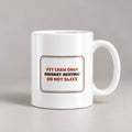 Funny BBQ Coffee Mug Brisket Resting Do Not Slice Sign - photo 1