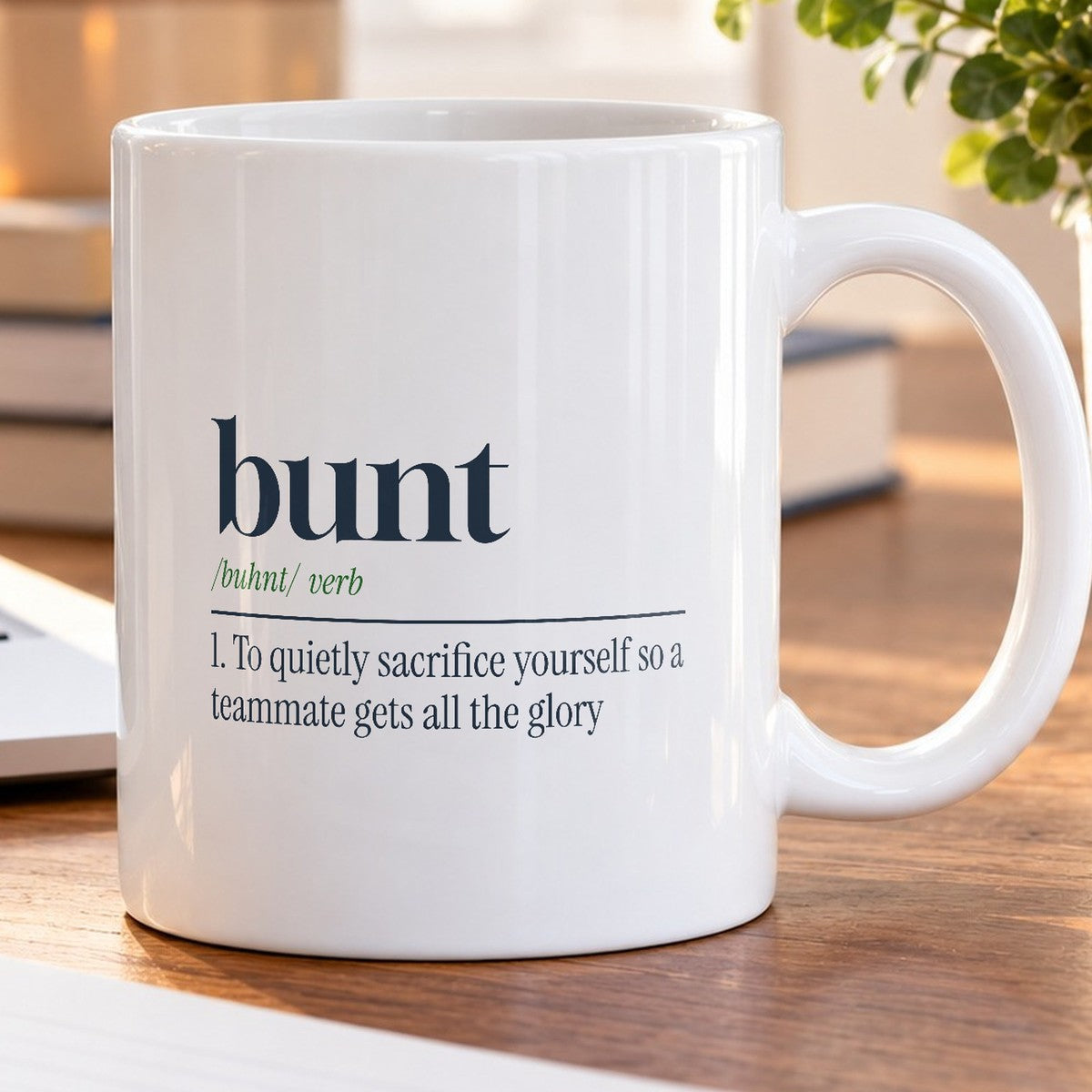Softball Coffee Mug Bunt A Softball Verb - photo 5