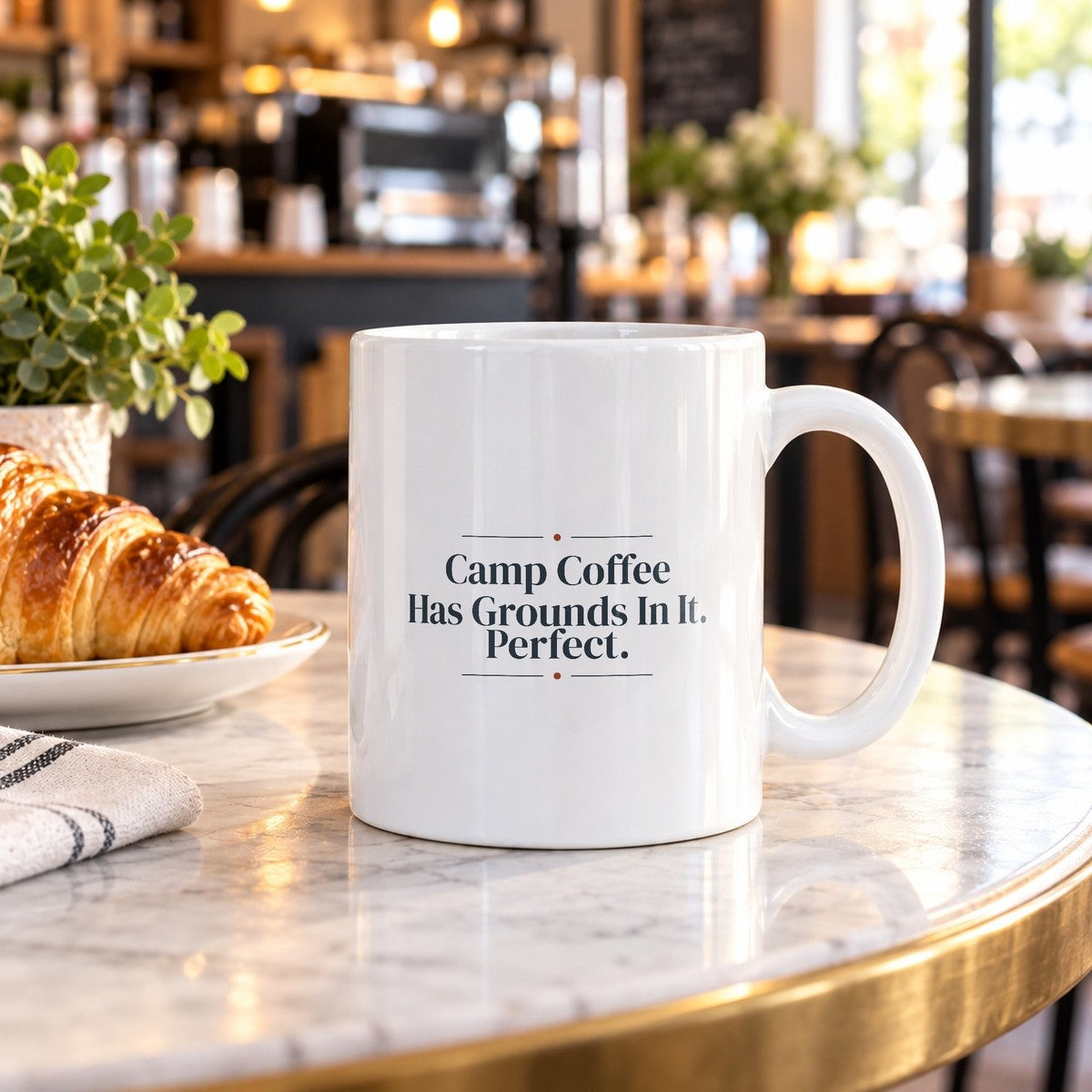 Camping Coffee Mug Camp Coffee Has Grounds In It Perfect For Campers - photo 1