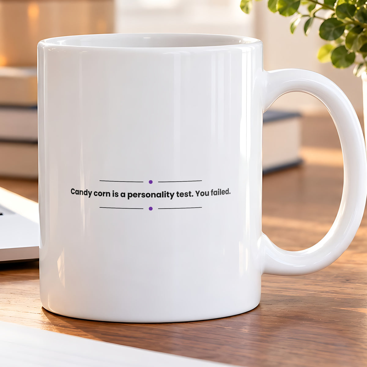 Funny Halloween Coffee Mug Candy Corn Personality Test For Haters - photo 5