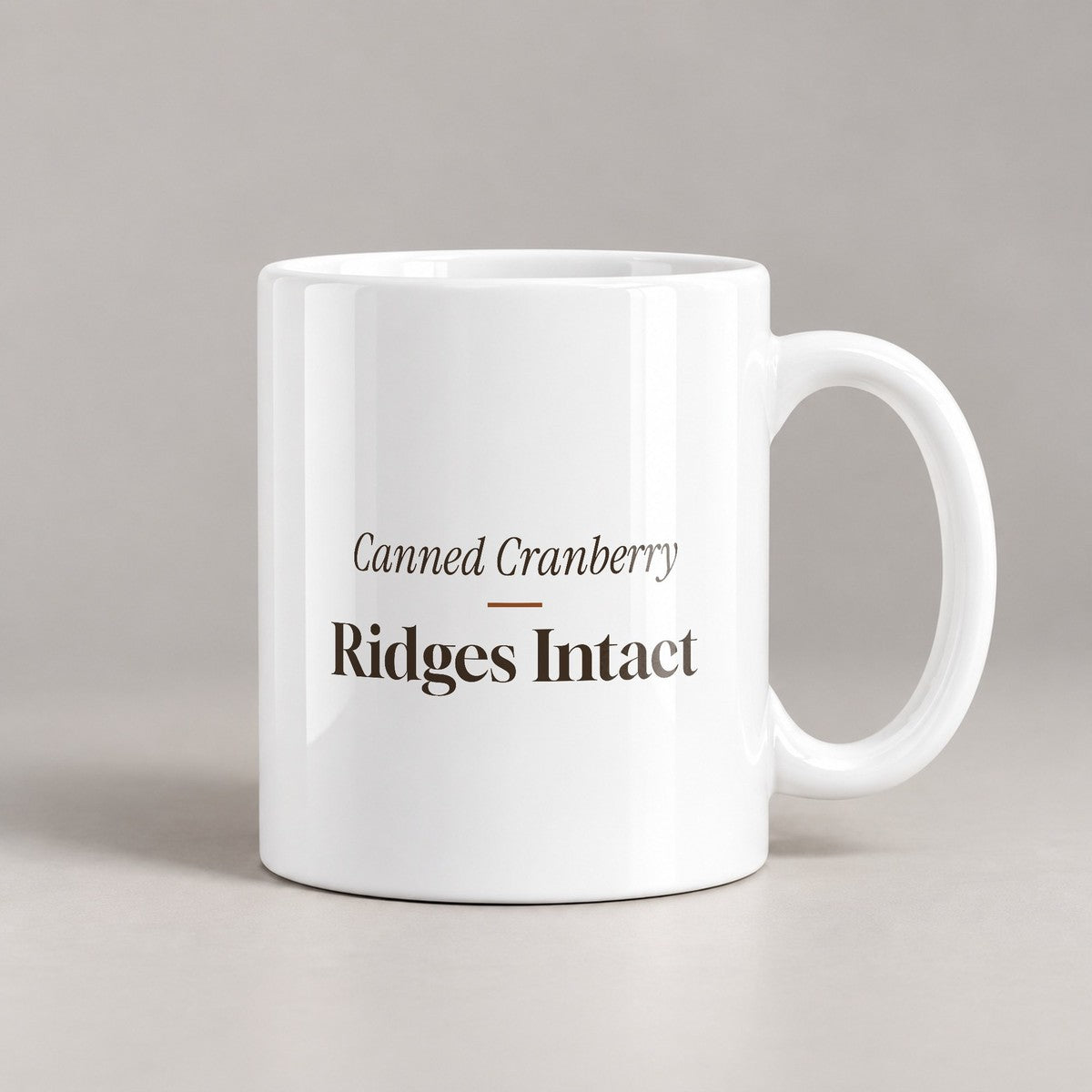 Funny Friendsgiving Coffee Mug Canned Cranberry Ridges Intact - photo 2