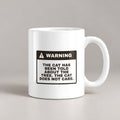 Funny Christmas Cat Coffee Mug The Cat Was Told About The Tree - photo 1