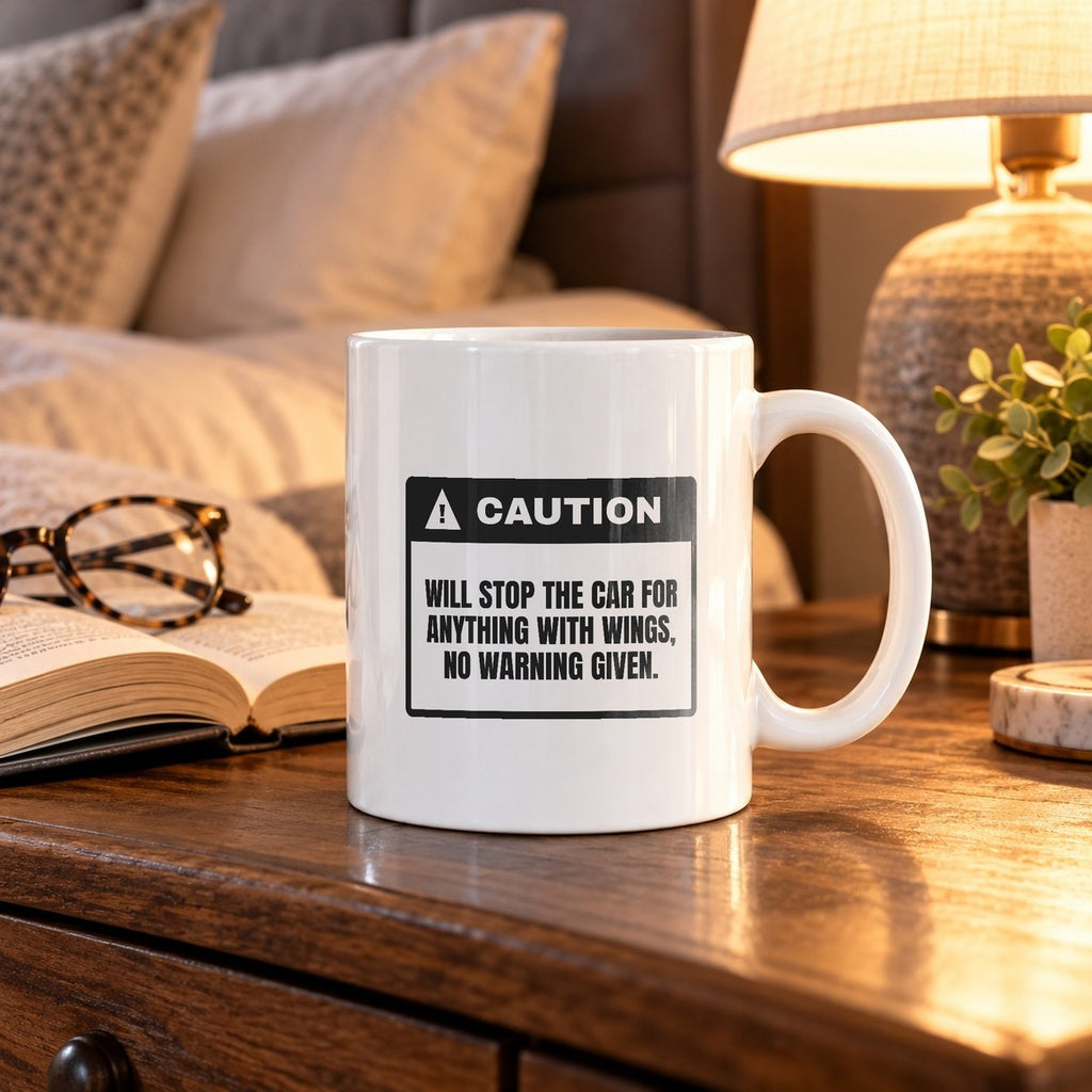 Bird Watcher Coffee Mug Will Stop The Car For Birds - photo 1