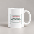 Funny Christmas Nurse Coffee Mug Celebrating Christmas On The 28th - photo 1