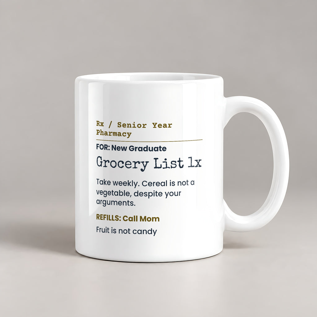 Funny Graduation Coffee Mug Cereal Is Not A Vegetable Prescription - photo 2