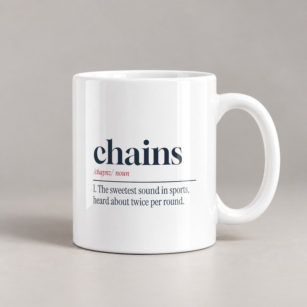 Funny Disc Golf Coffee Mug Chains Definition For Disc Golfers - photo 1