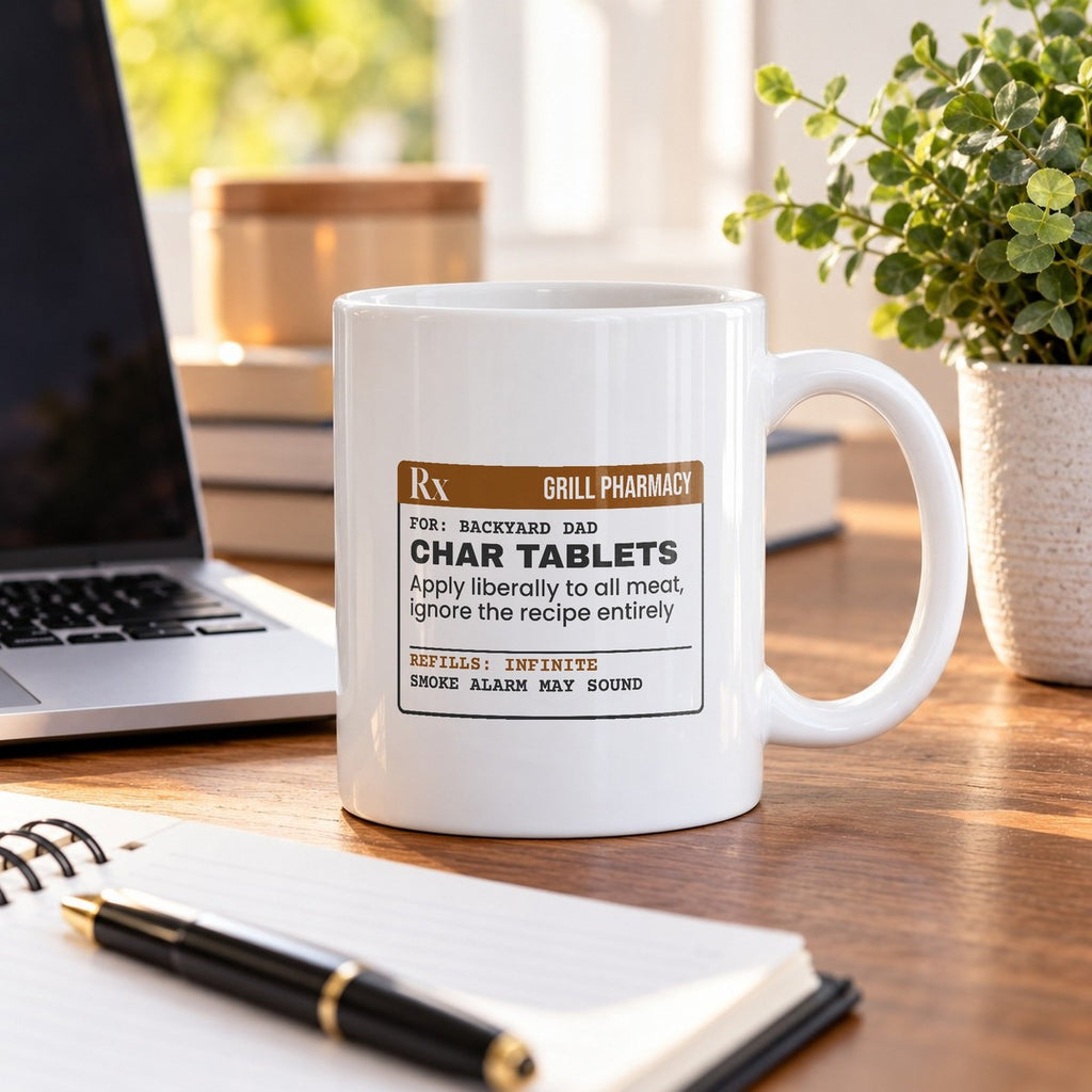 Funny Cooking Mug Char Tablets Apply Liberally - photo 1
