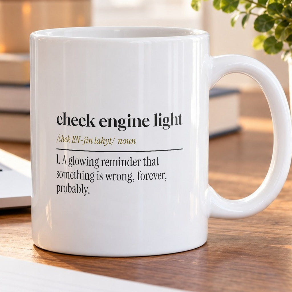 Check Engine Light Coffee Mug For Mechanics - photo 5