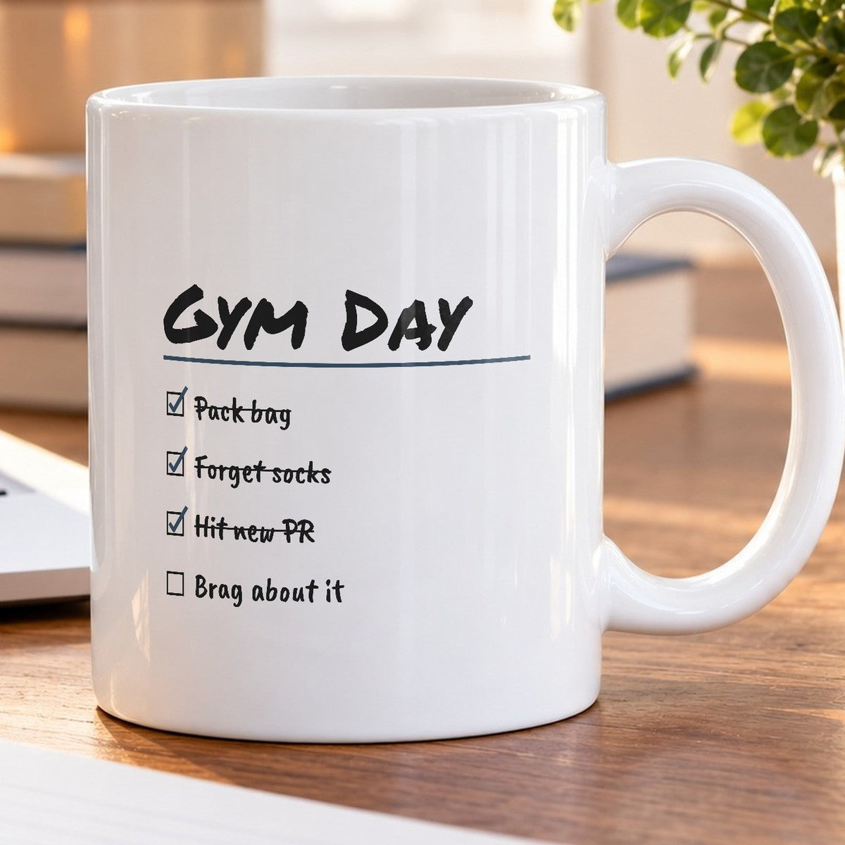 Gym Day Checklist Coffee Mug For Fitness Lovers - photo 5