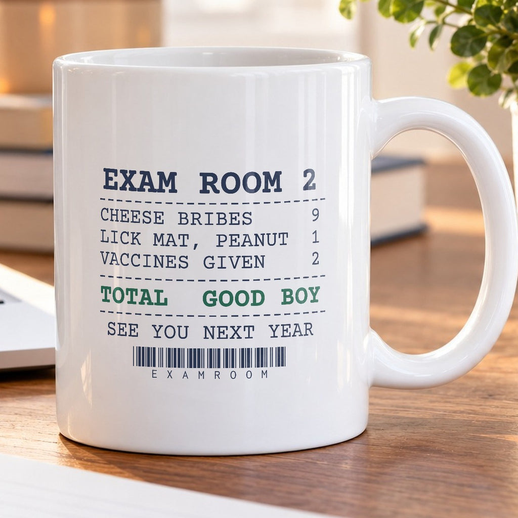 Funny Vet Tech Coffee Mug Cheese Bribes Exam Room Receipt For Vet Techs - photo 5