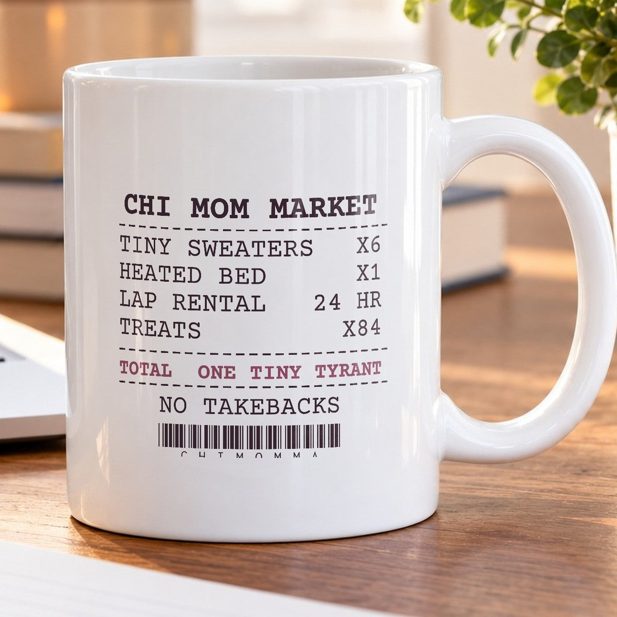 Funny Chihuahua Mug Six Sweaters One Tiny Tyrant Receipt - photo 5