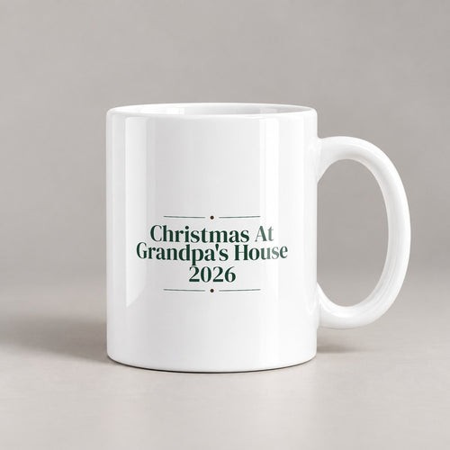 Christmas At Grandpa's House 2026 Coffee Mug For Grandfather - photo 2