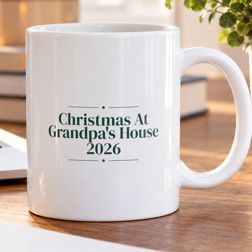 Christmas At Grandpa's House 2026 Coffee Mug For Grandfather - photo 5