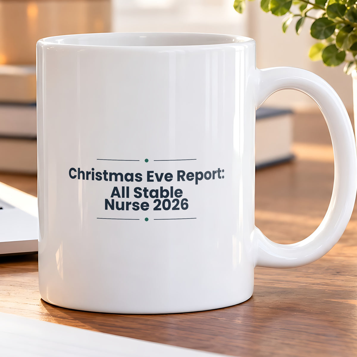 Nurse Christmas Coffee Mug Christmas Eve Report All Stable 2026 - photo 5