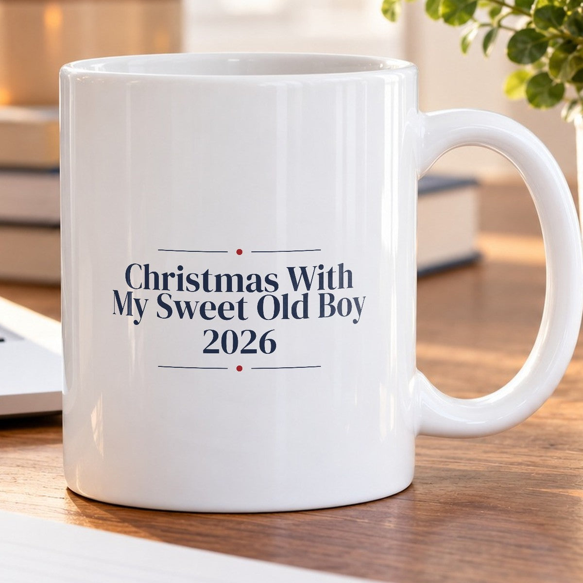 Christmas Coffee Mug Christmas With My Sweet Old Boy 2026 For Dog Lovers - photo 5