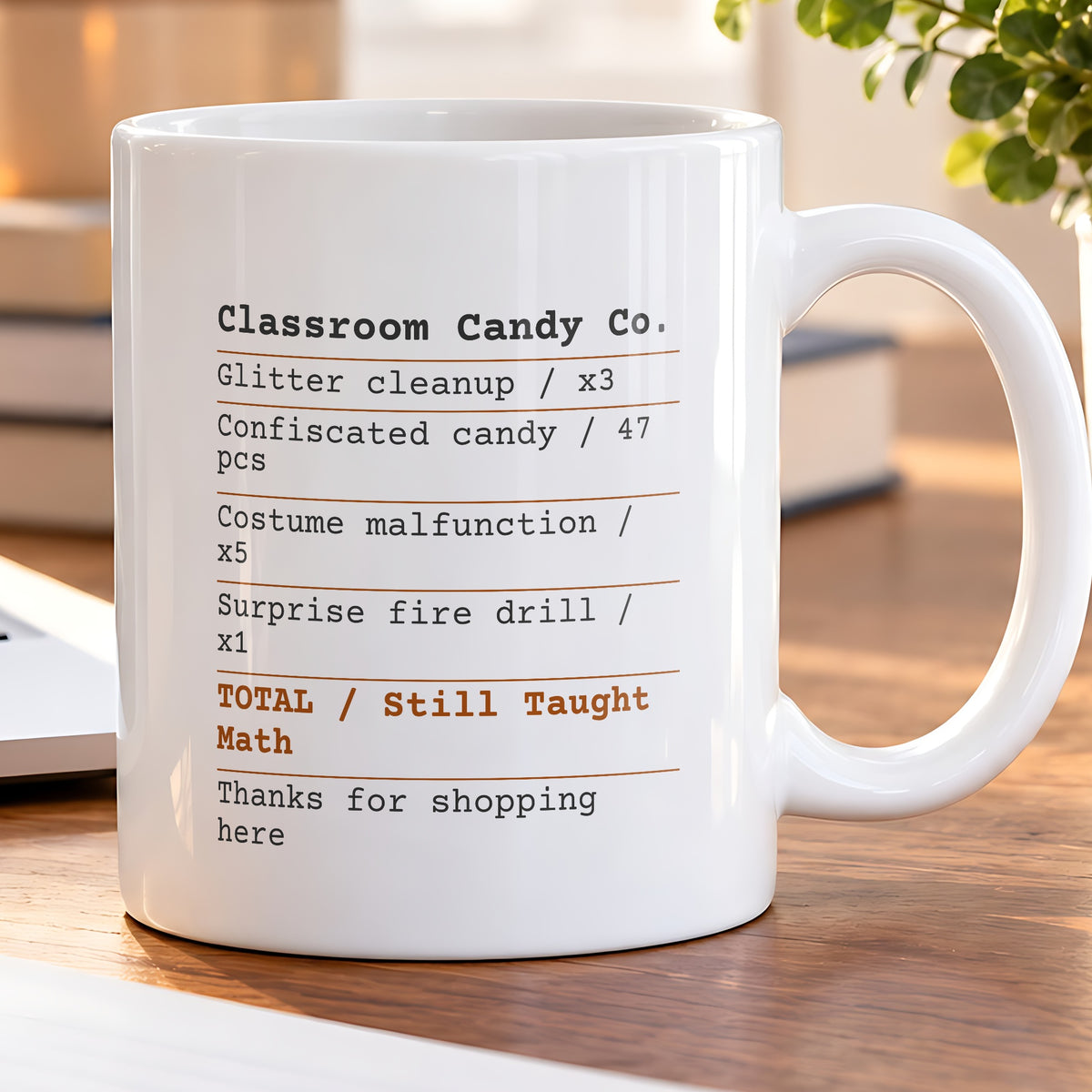 Spooky Teacher Coffee Mug Classroom Candy Receipt For Teachers - photo 5