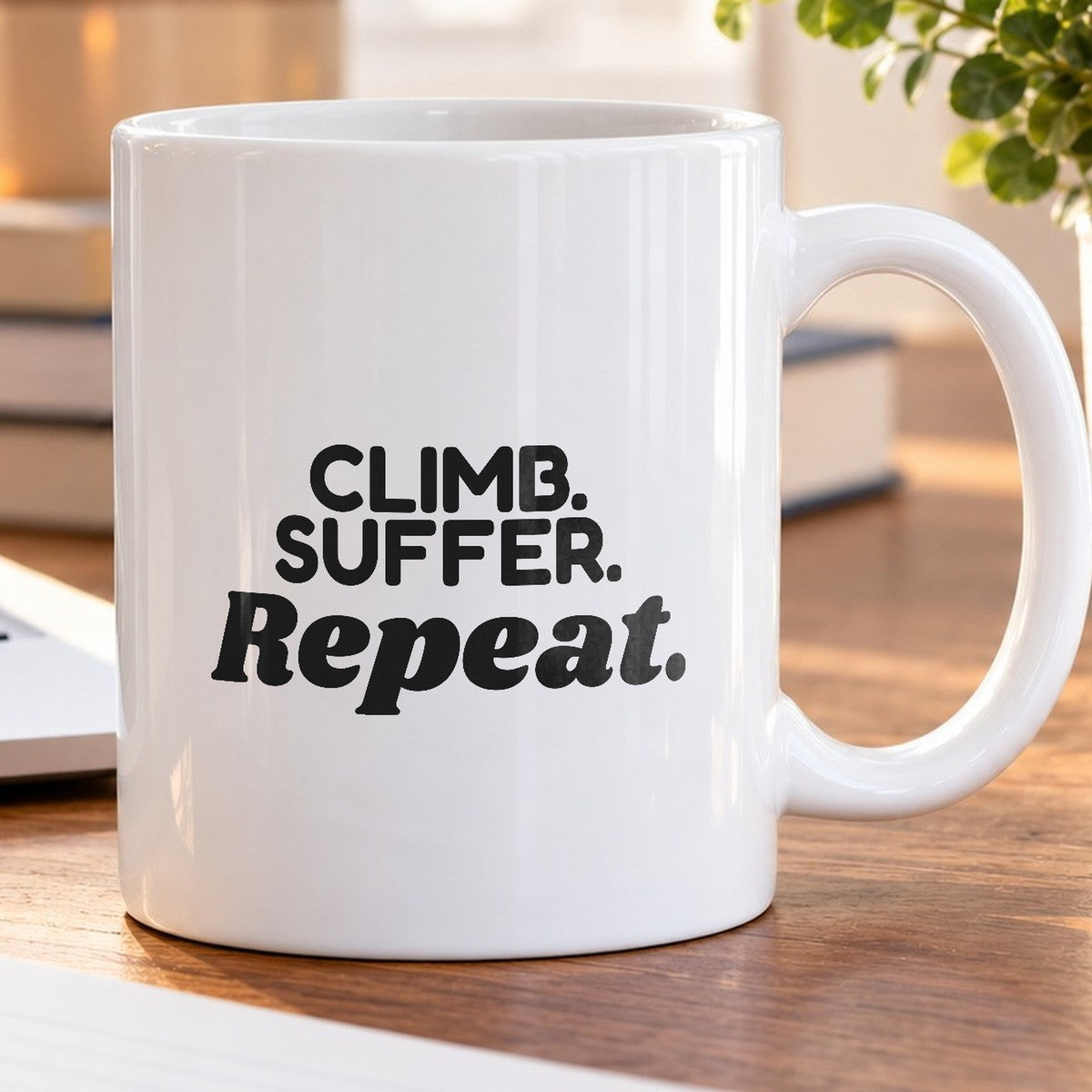Cycling Coffee Mug Climb Suffer Repeat For Cyclists - photo 5