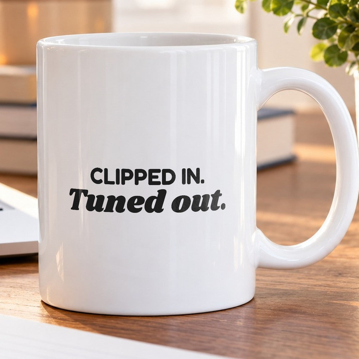 Cycling Coffee Mug Clipped In Tuned Out - photo 5