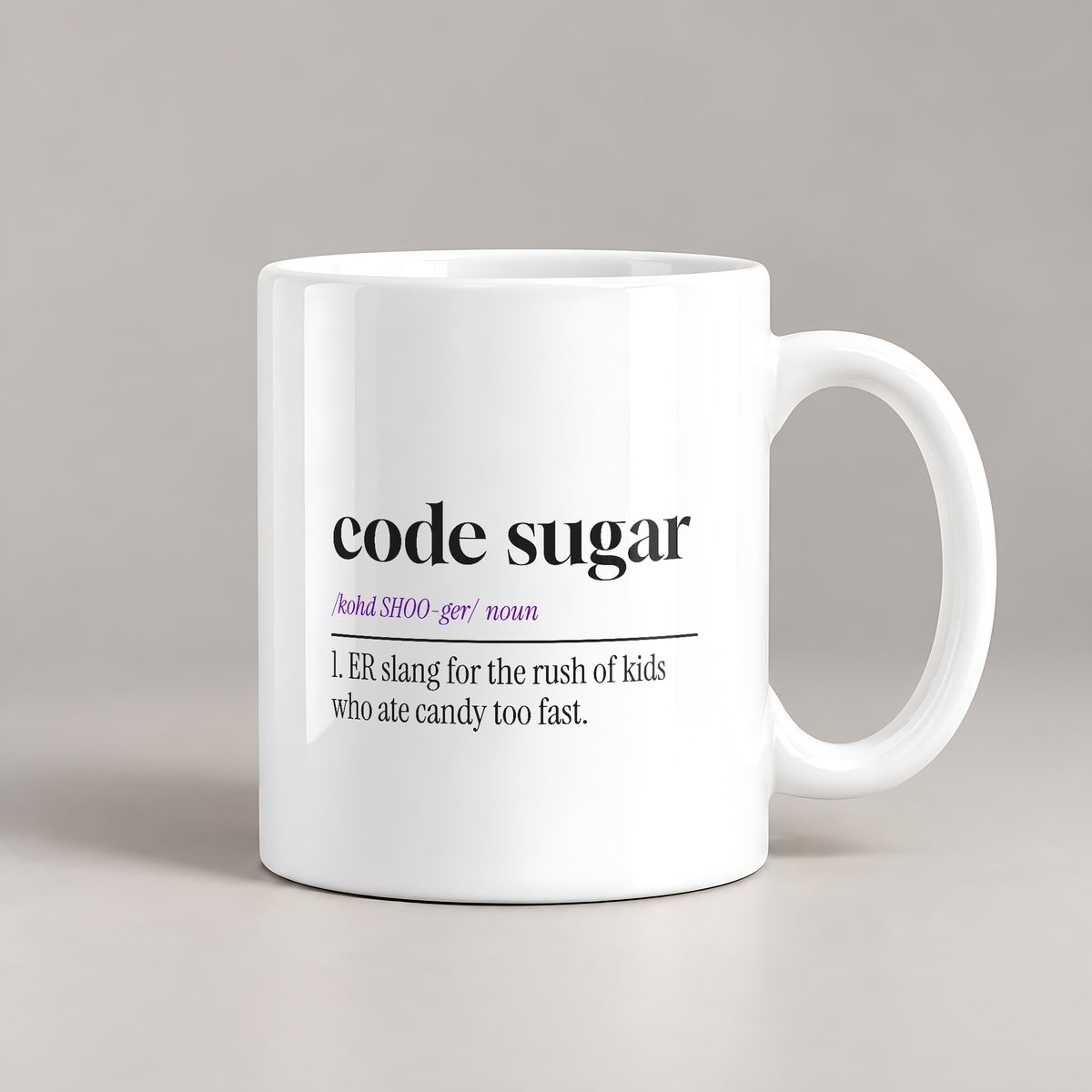 Funny Nurse Coffee Mug Code Sugar Dictionary Design For Nurses - photo 2