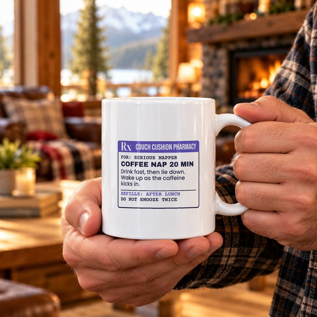 Funny Nap Coffee Mug Coffee Nap Protocol Prescription For Nappers - photo 1