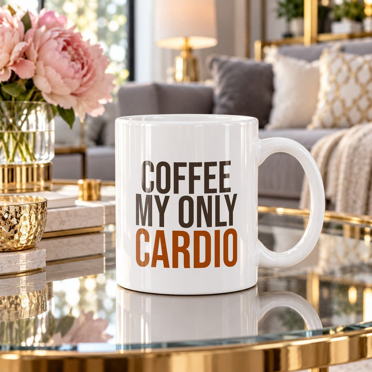 Coffee My Only Cardio Funny Coffee Mug For Coffee Lovers - photo 2