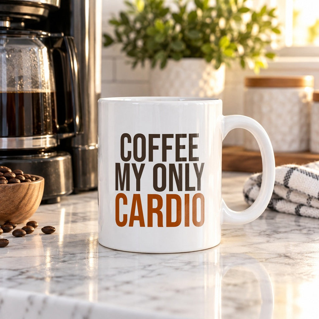 Coffee My Only Cardio Funny Coffee Mug For Coffee Lovers - photo 3