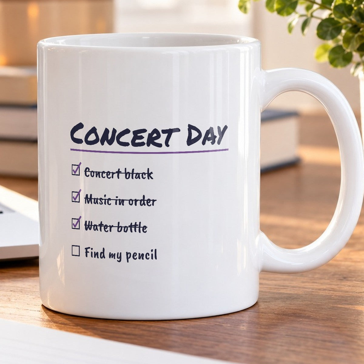 Funny Choir Coffee Mug Concert Day Find My Pencil Checklist For Singers - photo 5
