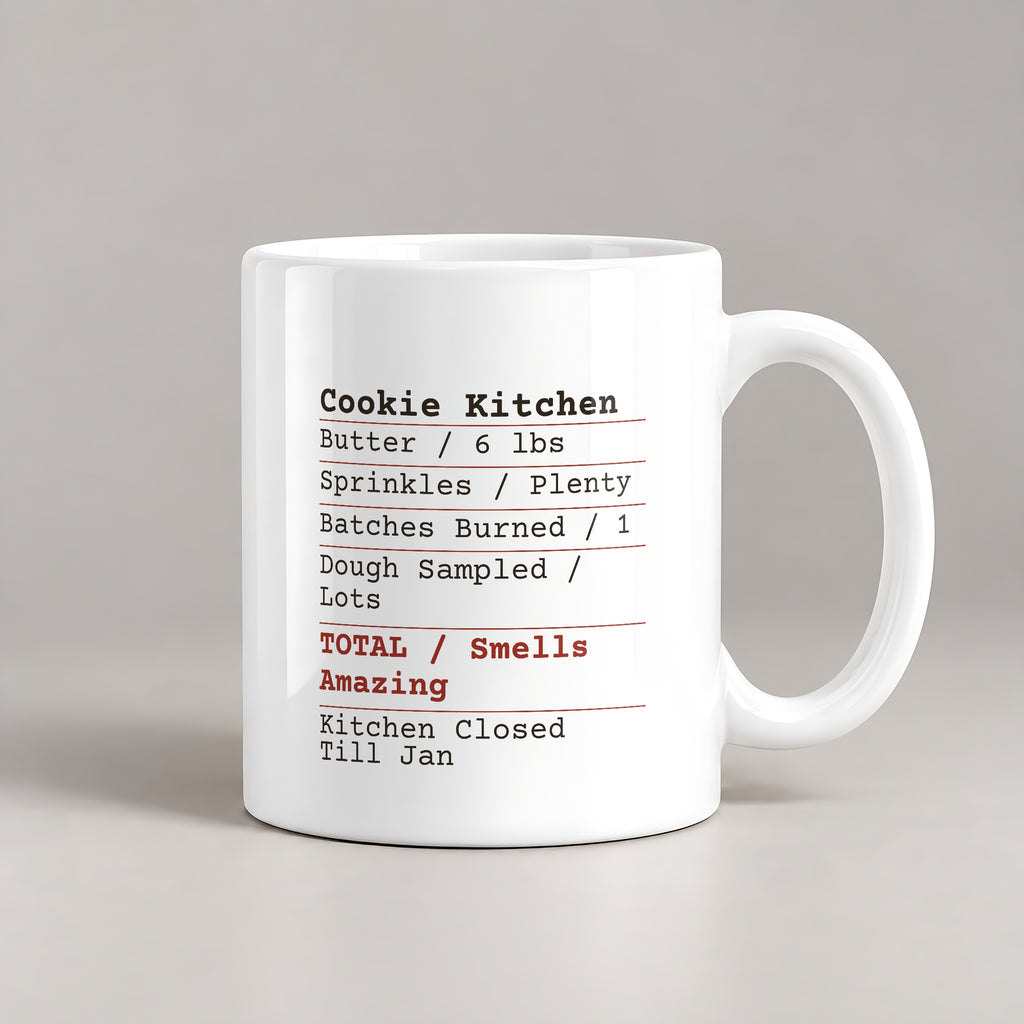 Funny Christmas Baking Coffee Mug Cookie Kitchen Receipt - photo 1