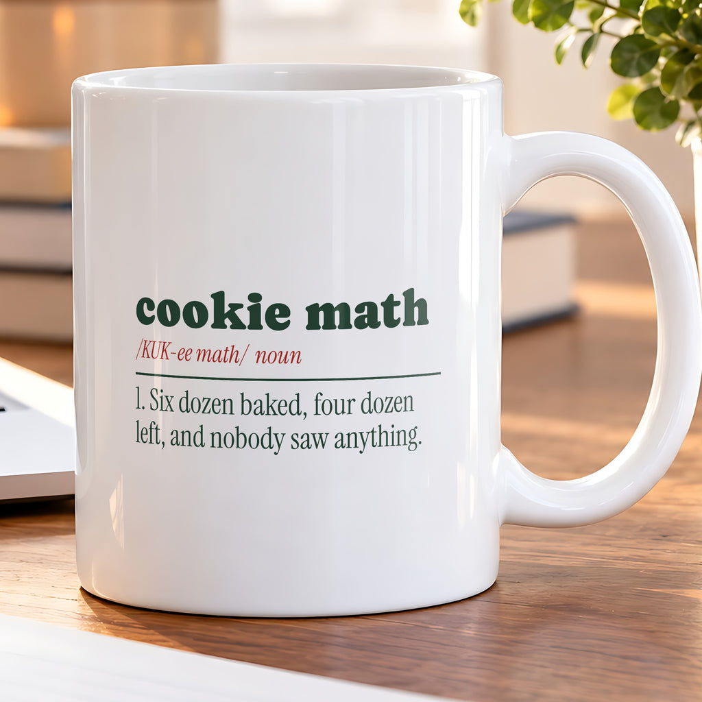 Funny Christmas Baking Coffee Mug Cookie Math Definition For Bakers - photo 5