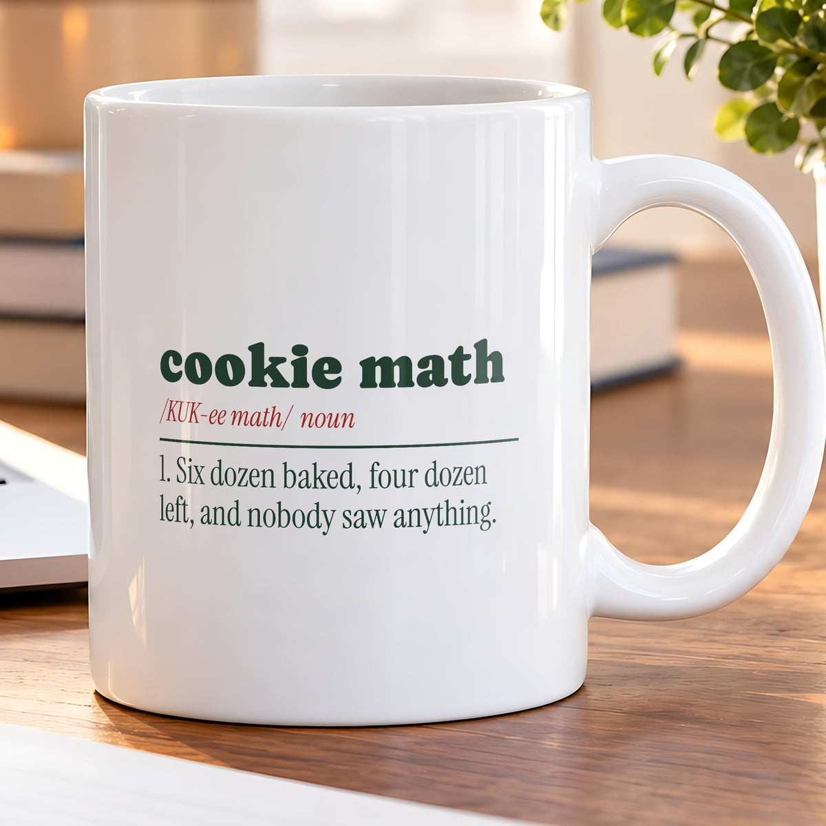 Funny Christmas Baking Coffee Mug Cookie Math Definition For Bakers - photo 5