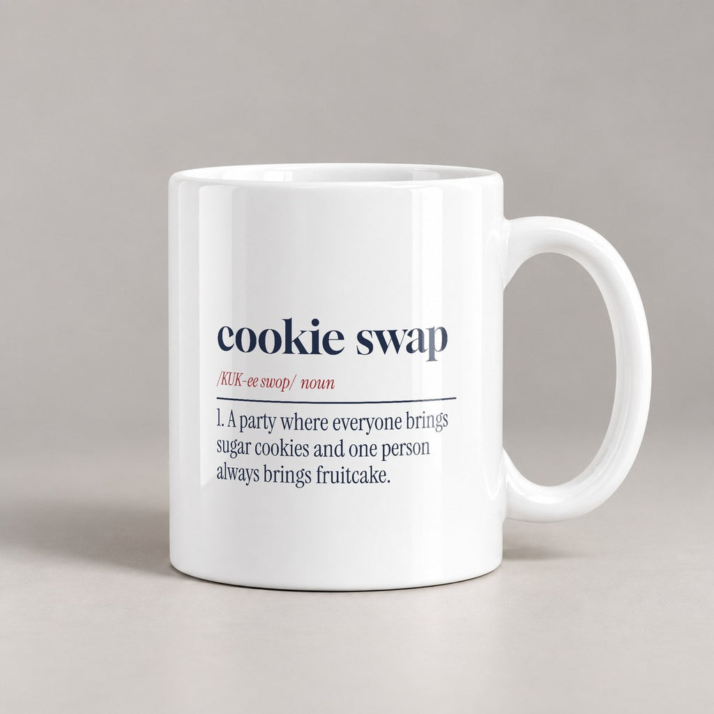 Funny Christmas Baking Coffee Mug Cookie Swap Definition For Bakers - photo 1