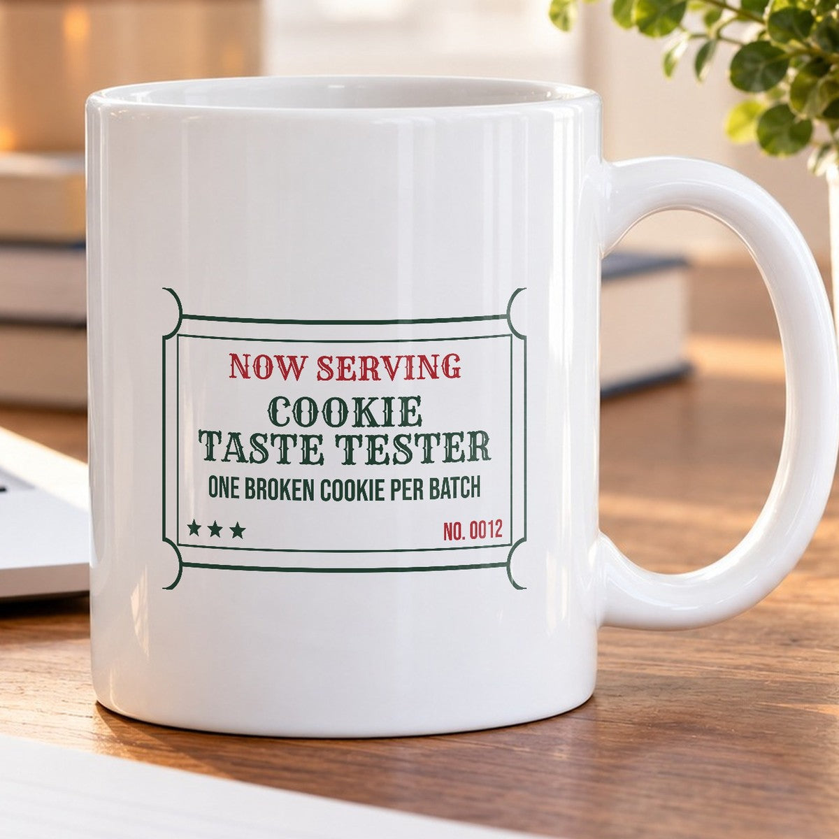 Funny Christmas Coffee Mug Cookie Taste Tester One Per Batch For Bakers - photo 5