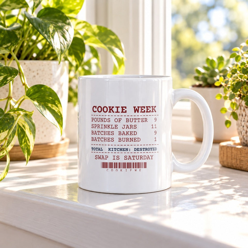 Funny Christmas Baking Coffee Mug Cookie Week Receipt For Bakers - photo 2