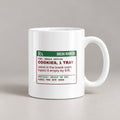 Funny Christmas Coworker Coffee Mug Cookies Gone By 9:15 Prescription - photo 1