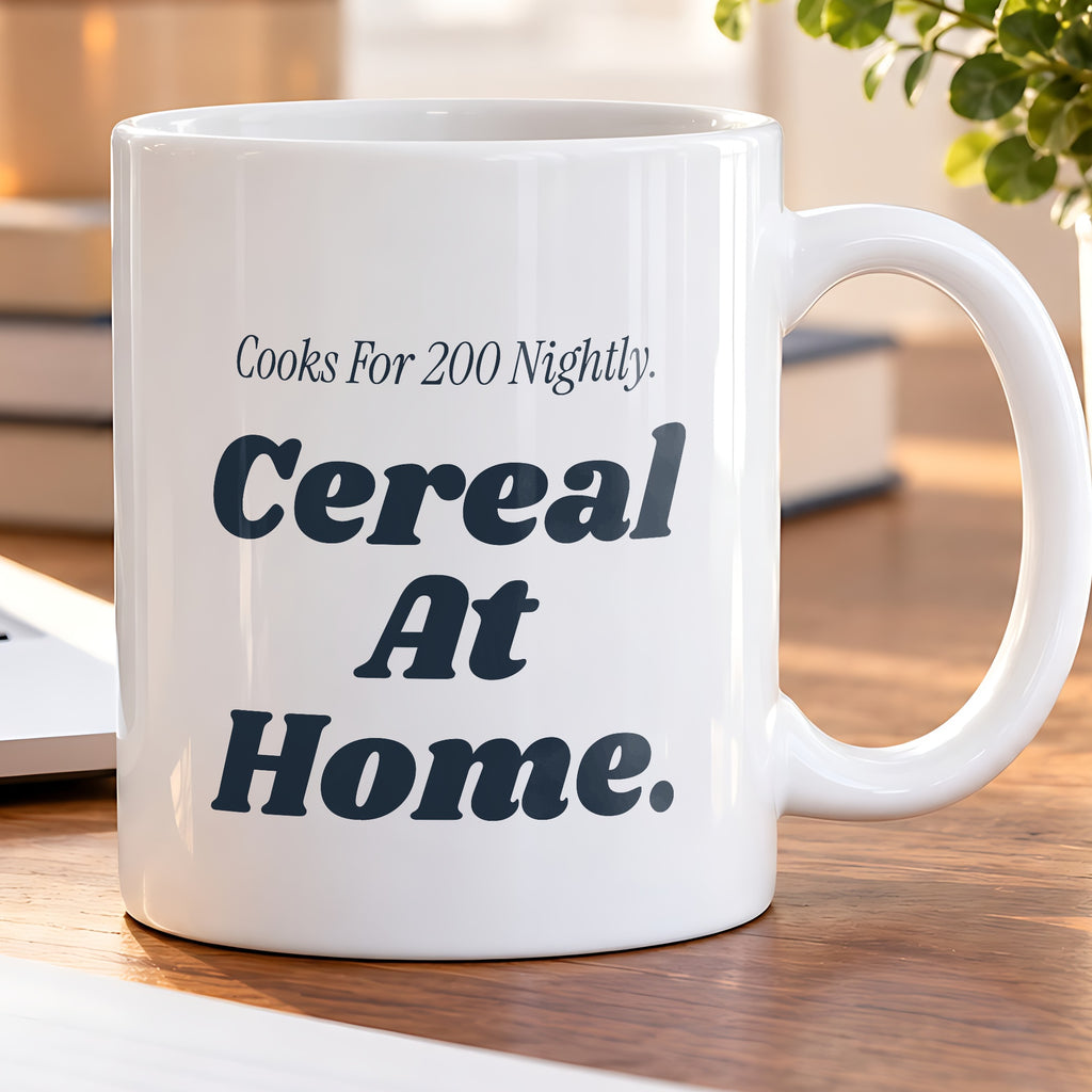 Funny Chef Coffee Mug Cooks For 200 Nightly Cereal At Home - photo 5