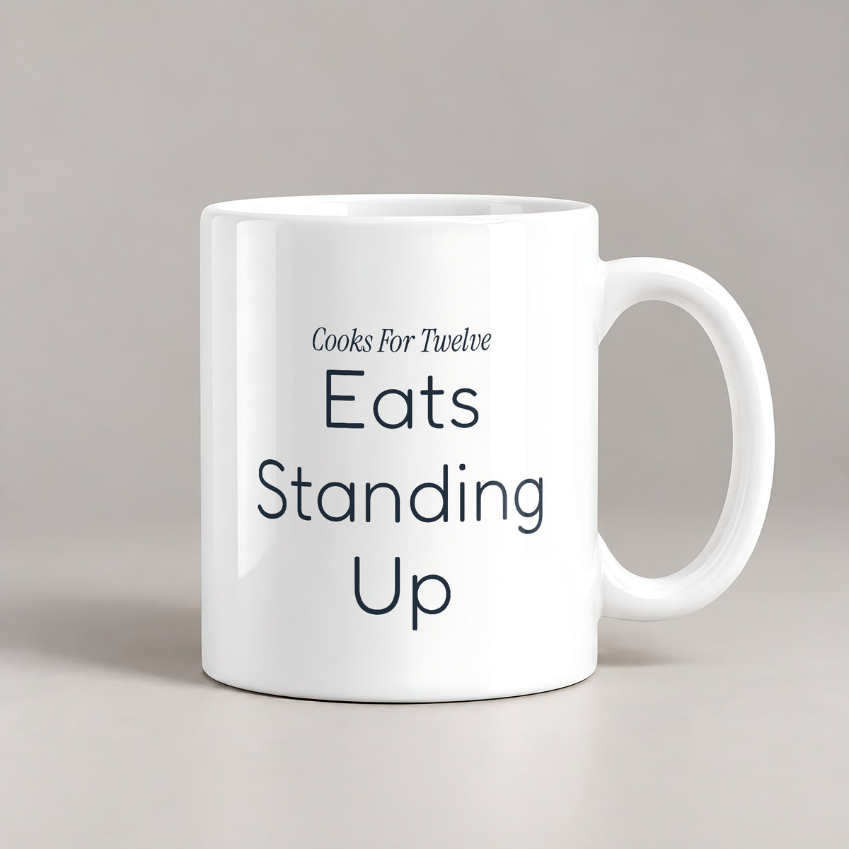 Funny Firefighter Coffee Mug Cooks For Twelve Eats Standing Up - photo 2